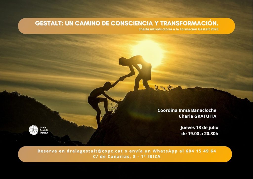 Formación Gerstalt IBIZA 2023 - Charla Gratuita